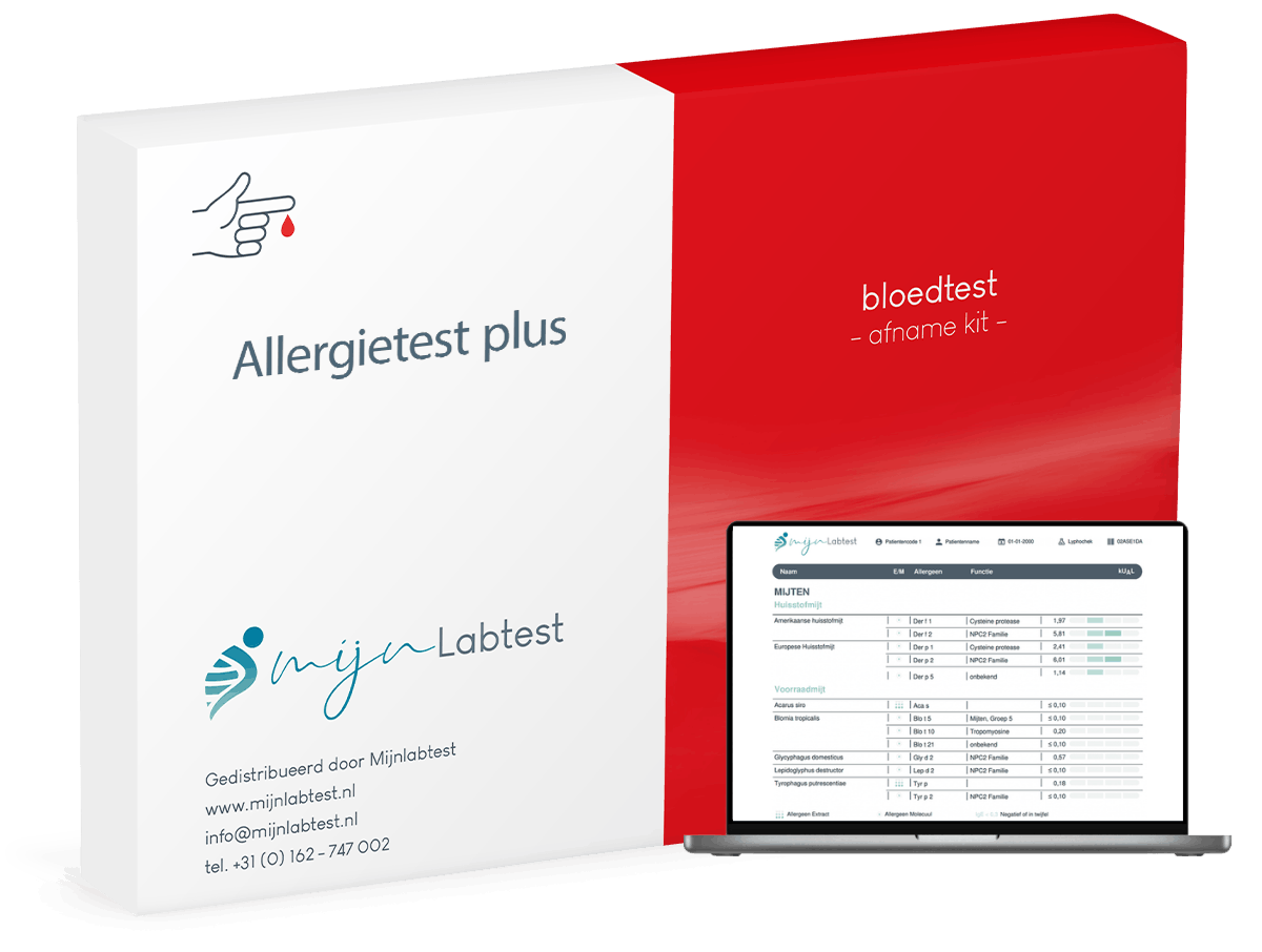 Uitgebreide allergietest testkit Uitgebreide allergietest testkit