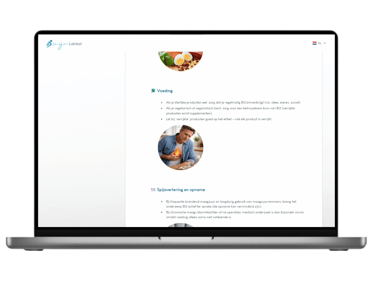 Een voorbeeld van het leefstijl advies.