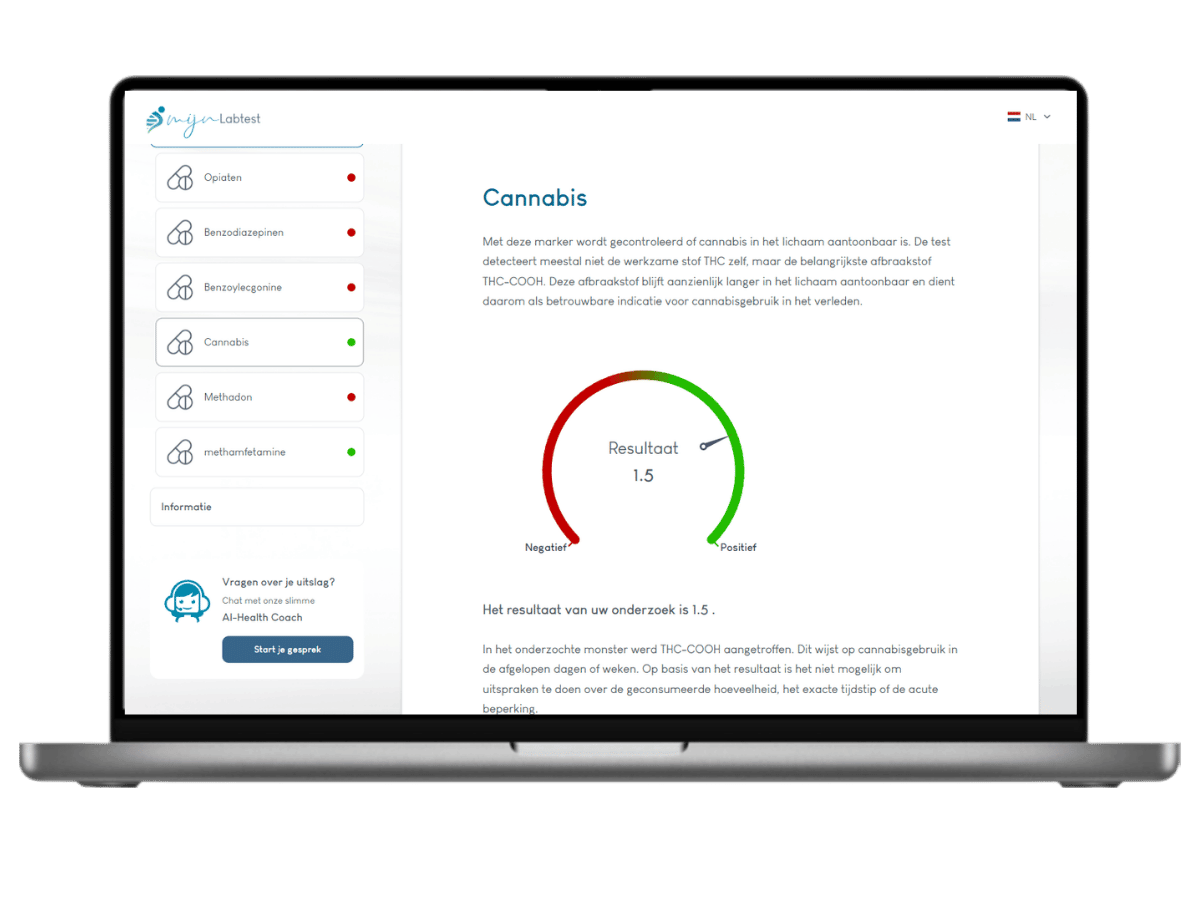 Cannabis resultaat drugs test Cannabis resultaat drugs test