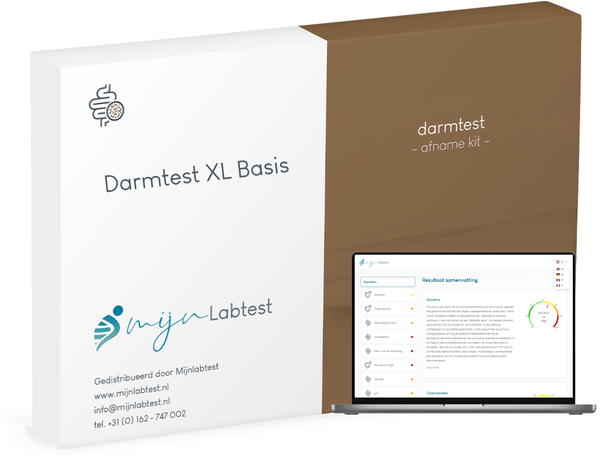 Darmtest XL, meet 14 darmwaarden in één uitgebreide ontlastingstest