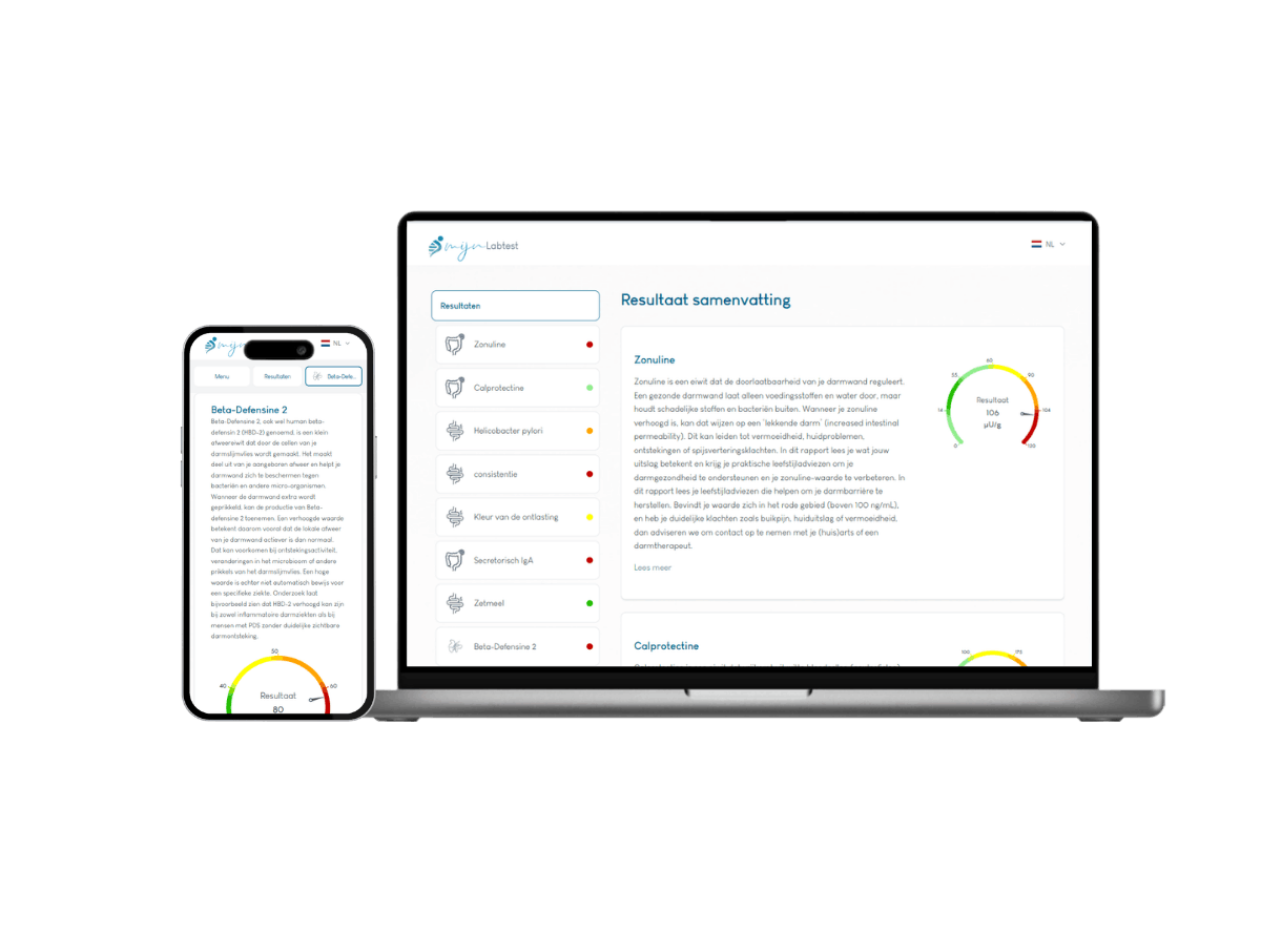 Darmtest XL Pro, Meest complete darmtest 22 waarden in één onderzoek