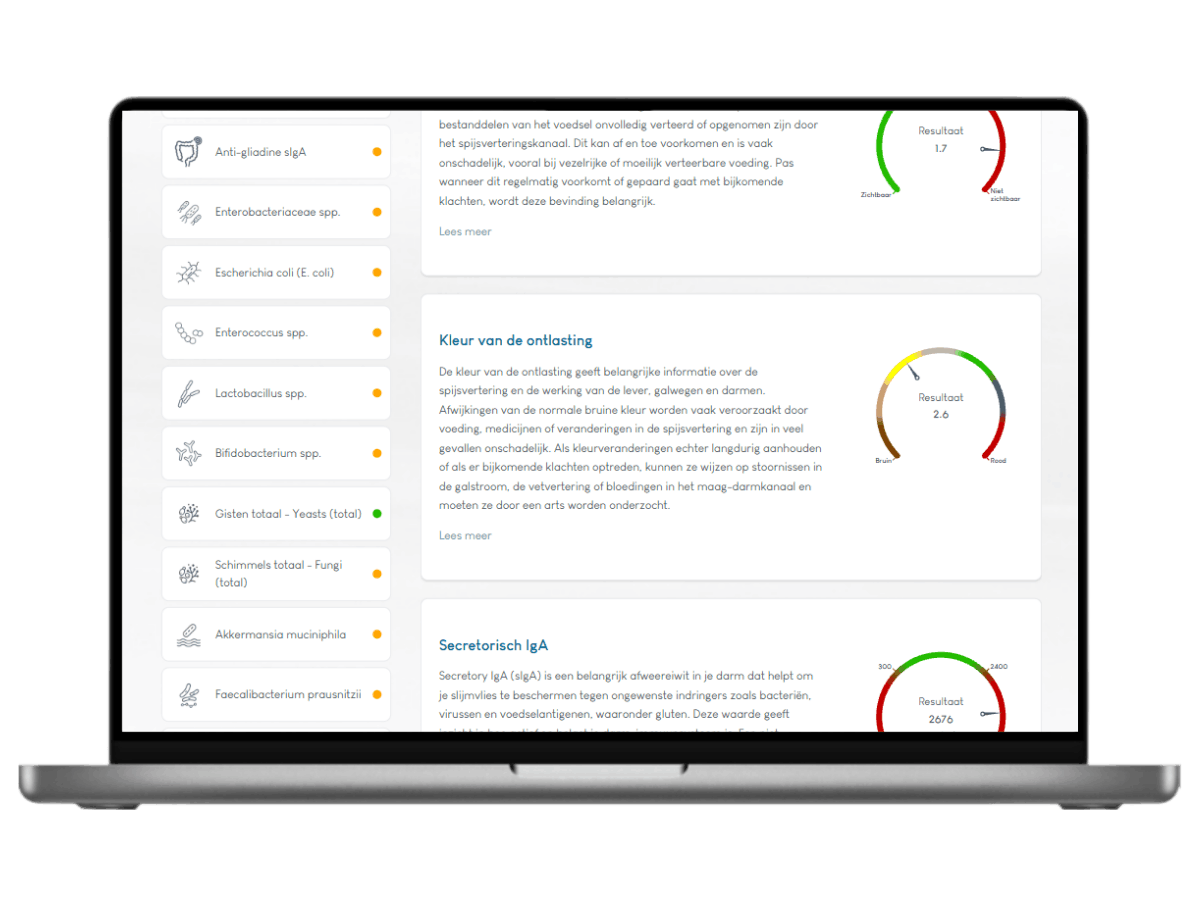 Darmtest XL Pro, Meest complete darmtest 22 waarden in één onderzoek