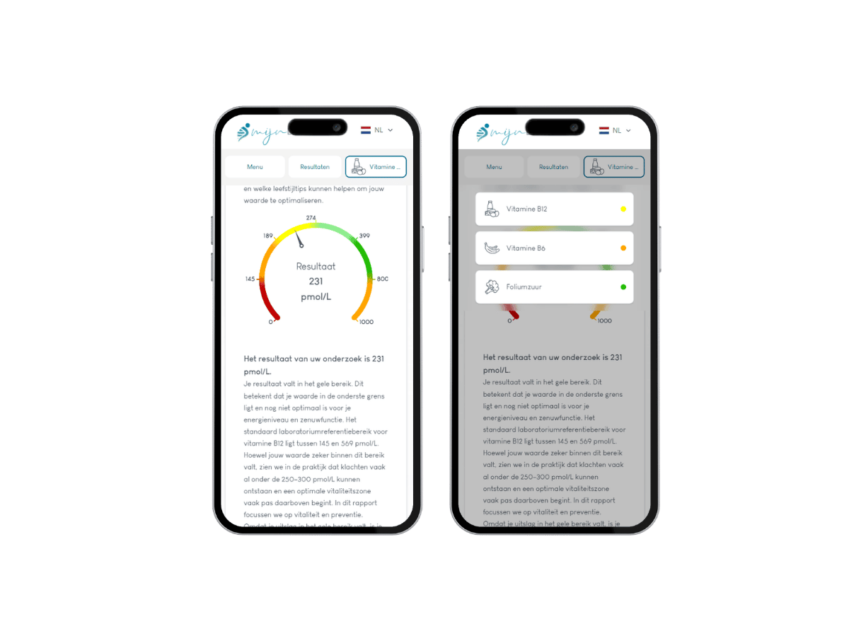Voorbeeldrapport bloedtest vitamine B profiel- Na de test kun je direct aan de slag met uitleg en tips uit het rapport Voorbeeldrapport bloedtest vitamine B profiel- Na de test kun je direct aan de slag met uitleg en tips uit het rapport