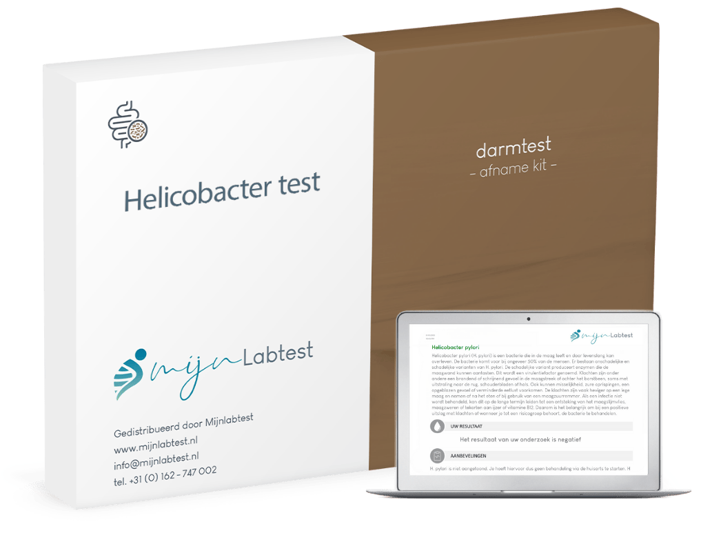 Dit is de helicobacter pylori darmtest afnamekit