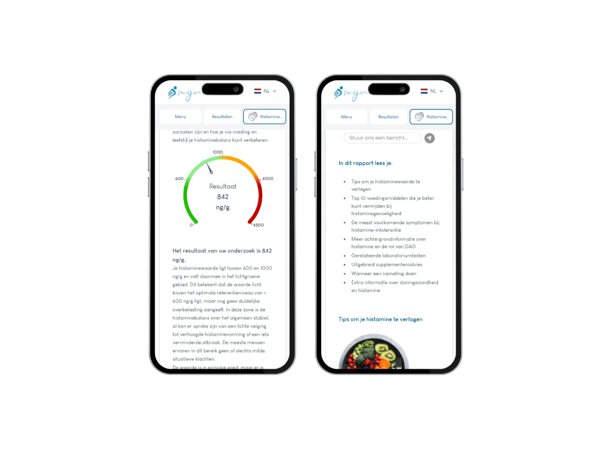 Jouw rapport is voor zowel latop als telefoon beschikbaar.