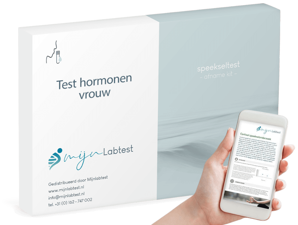 Hormonen speeksel test kit vrouw