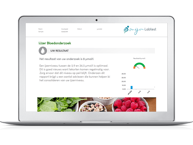 Met illustraties en uitleg verduidelijken we de uitslag van jouw vegetariër profiel bloed onderzoek