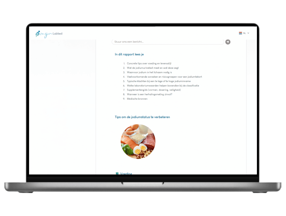 In dit rapport lees je alles over jodium