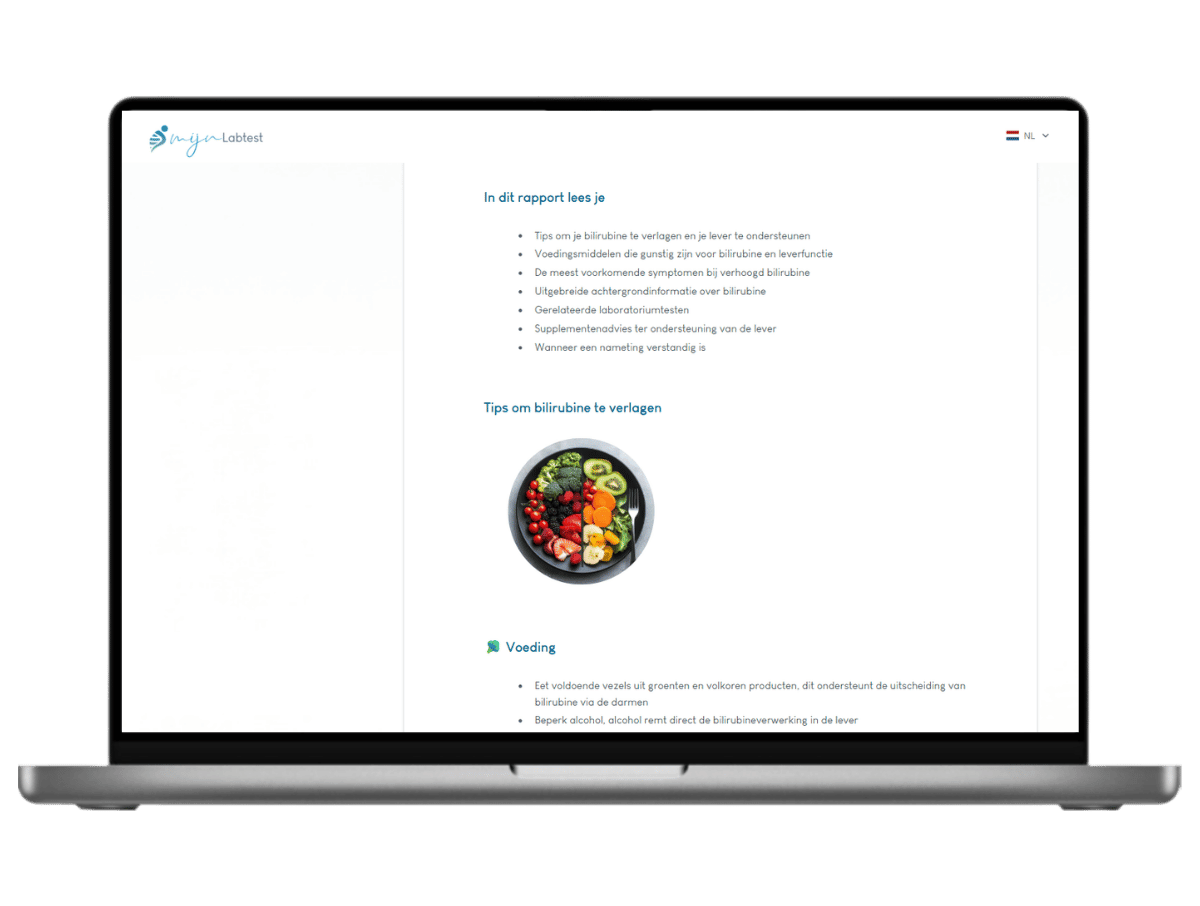 Leefstijl advies bilirubine Leefstijl advies bilirubine