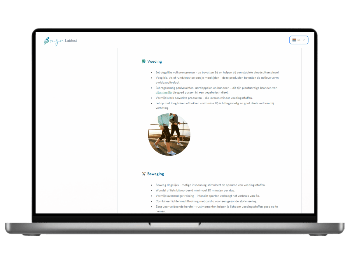 Leefstijl advies. binnen 4 werkdagen je resultaat beveiligd in jouw mailbox Leefstijl advies. binnen 4 werkdagen je resultaat beveiligd in jouw mailbox