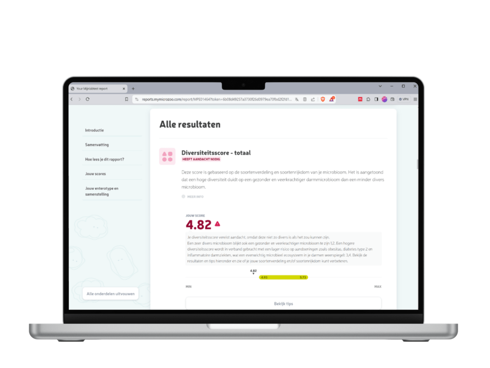 De diversiteitsscore is een belangrijke gezondheidsparameter voor je darmgezondheid.