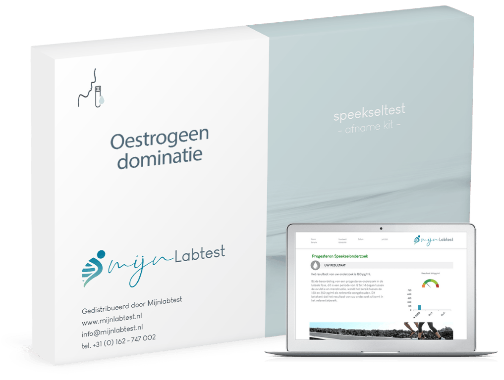 De verpakking van de oestrogeen dominantie test