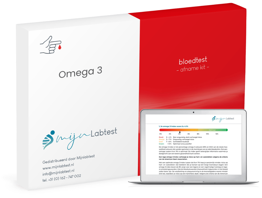 Zo ziet jouw omega 3-6 test er uit.