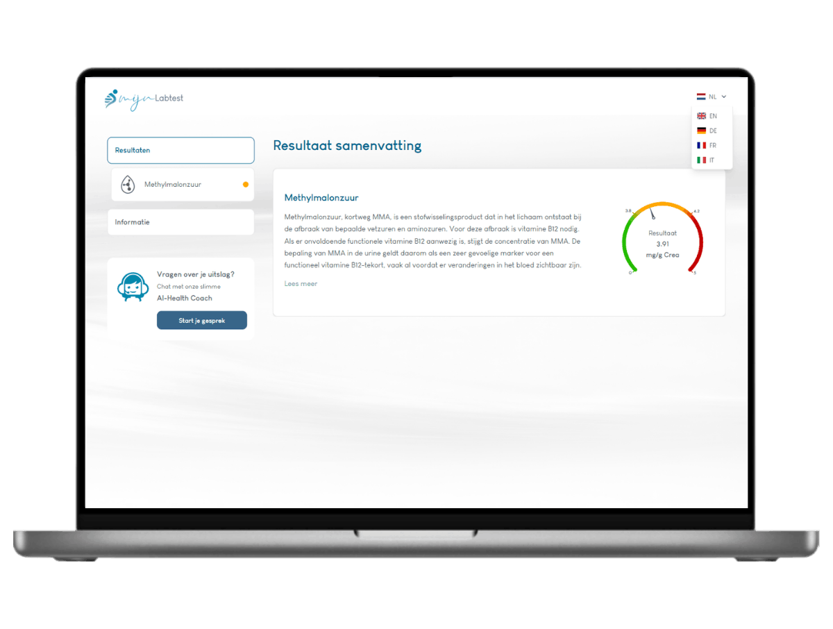 Het meest complete rapport met AI integratie en leefstijl advies. Het meest complete rapport met AI integratie en leefstijl advies.