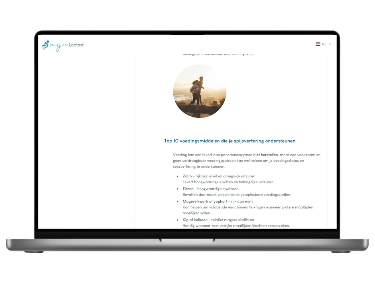 Resultaat van jouw pancreas-elastase test