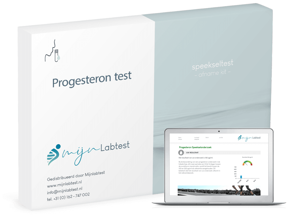 De progesteron test wordt als brievenbuspakket geleverd.