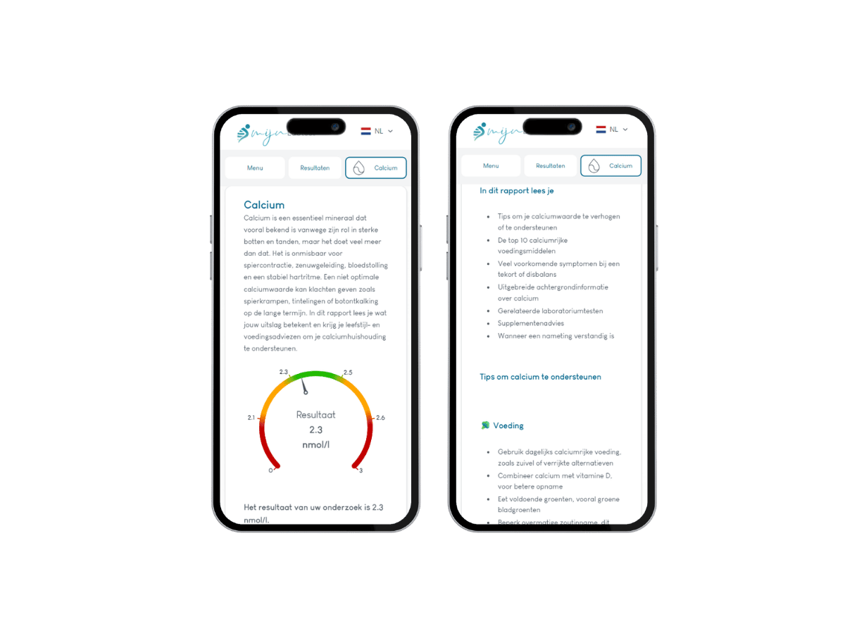 Zo ziet het resultaat van jouw Mineralen profiel er uit. Het is het meest complete rapport met AI integratie en leefstijl advies. Zo ziet het resultaat van jouw Mineralen profiel er uit. Het is het meest complete rapport met AI integratie en leefstijl advies.