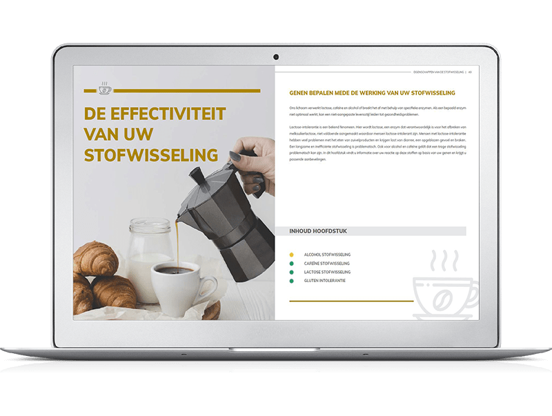 Nutri-gene Pro helpt je met inzicht in je gezondheid