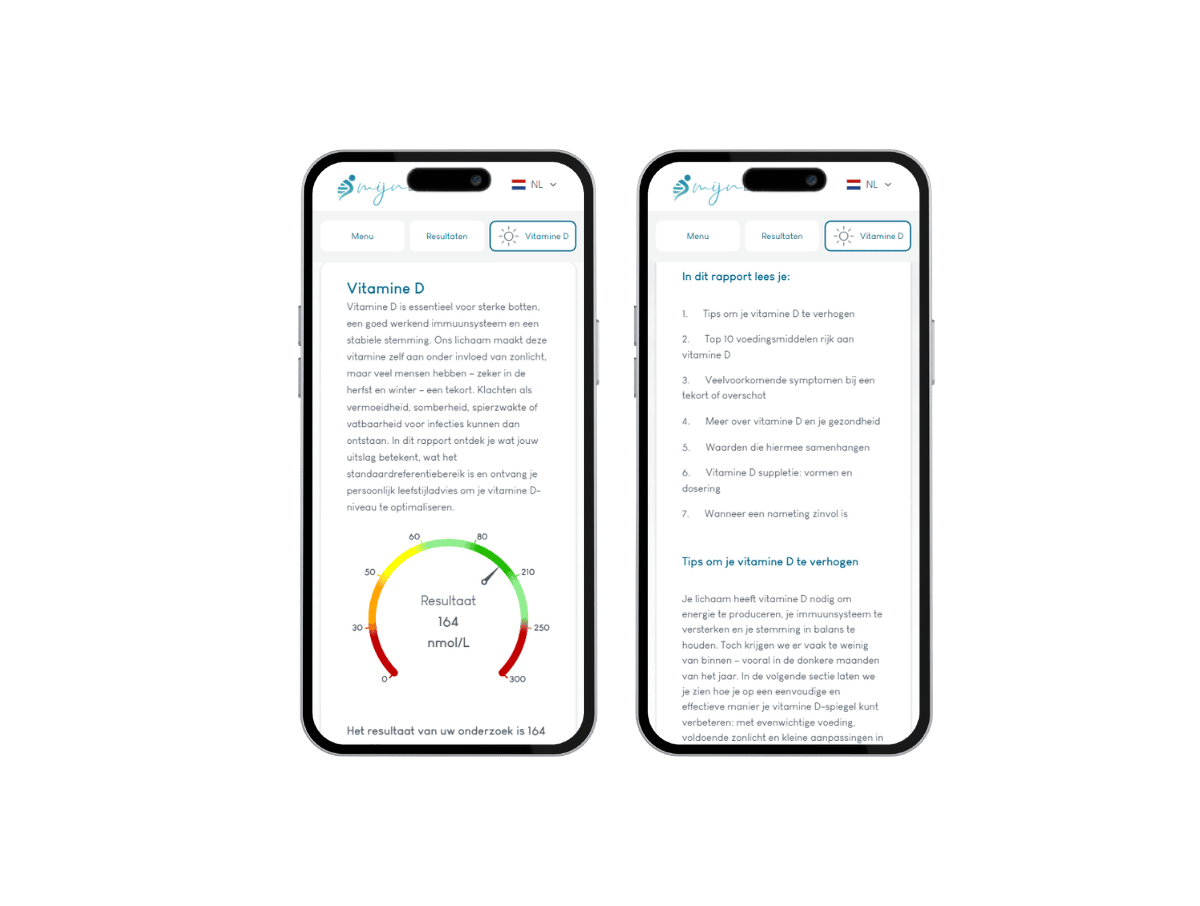 Binnen 4 werkdagen jouw uitslag