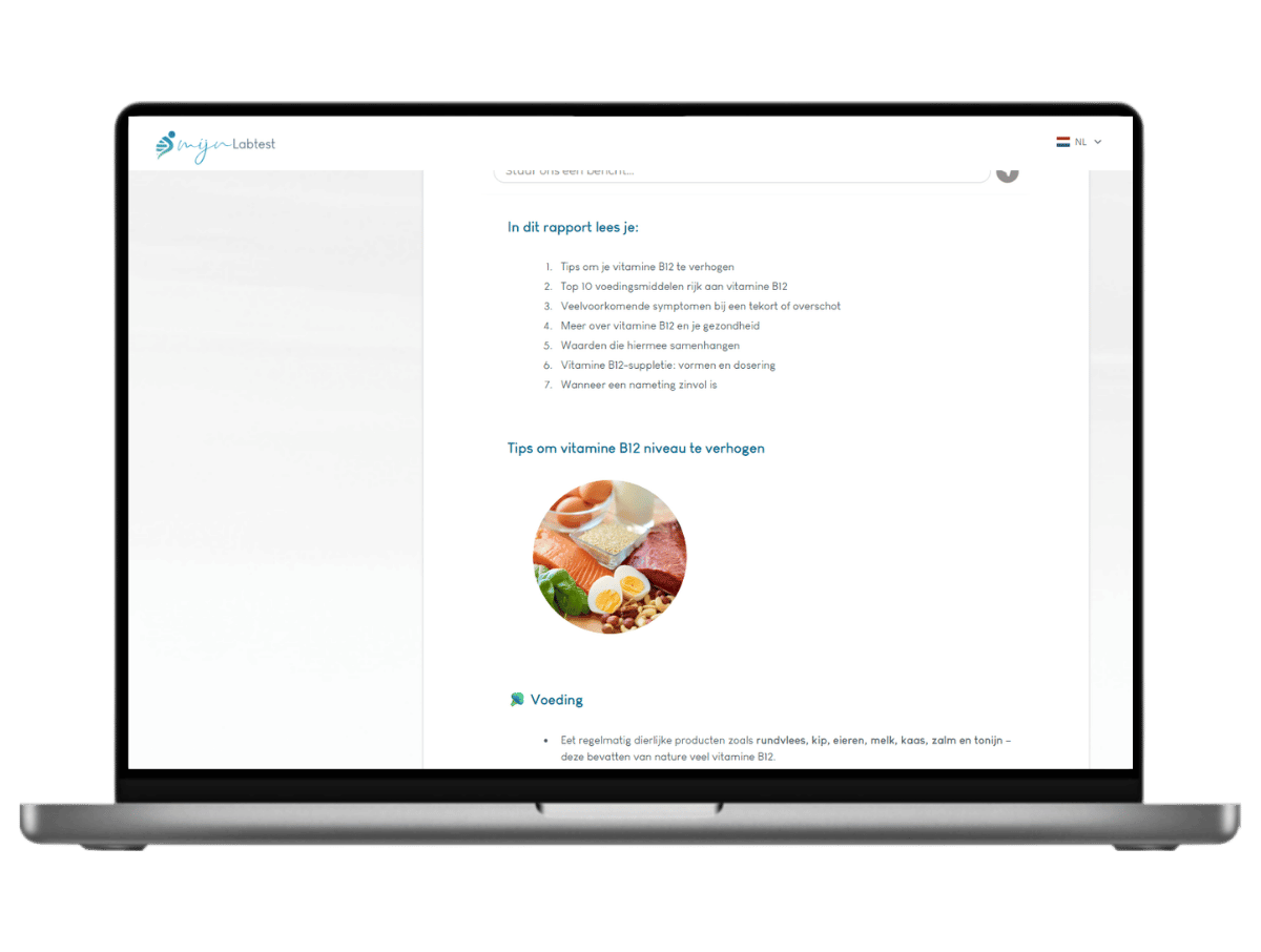 het meest complete rapport met AI integratie en leefstijl advies. het meest complete rapport met AI integratie en leefstijl advies.
