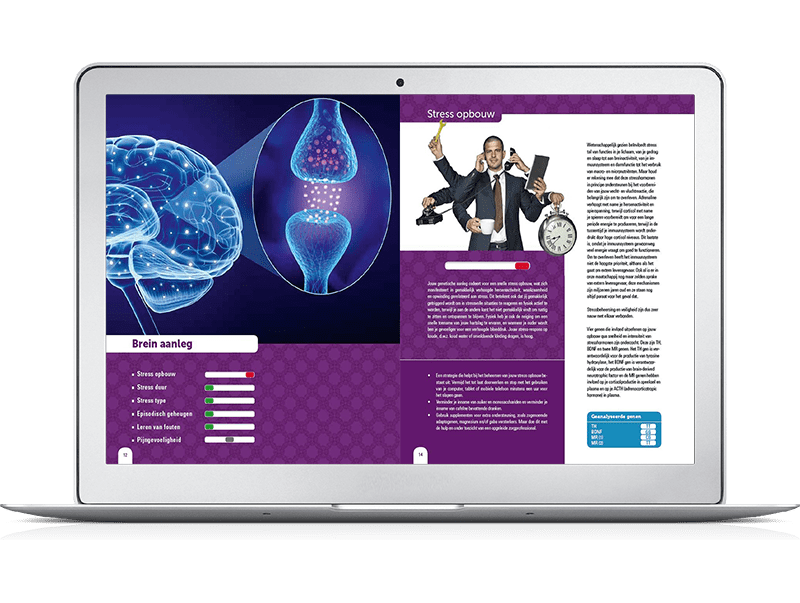Het resultaat van de Nutri-Gene Expert per marker uitgelegd. 