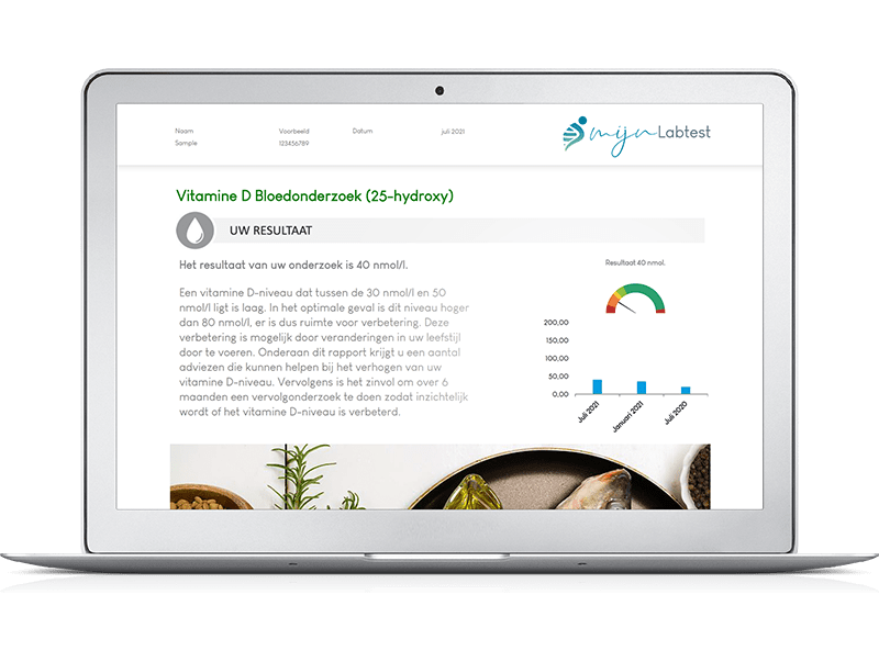 Naast informatie over je waarde krijg je ook uitleg in het bloedonderzoek voor sporters.