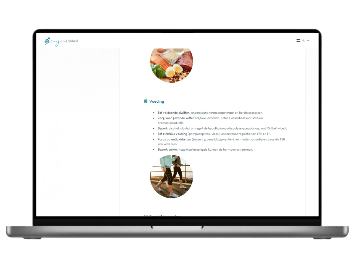 Voedingsadvies FSH resultaat Voedingsadvies FSH resultaat