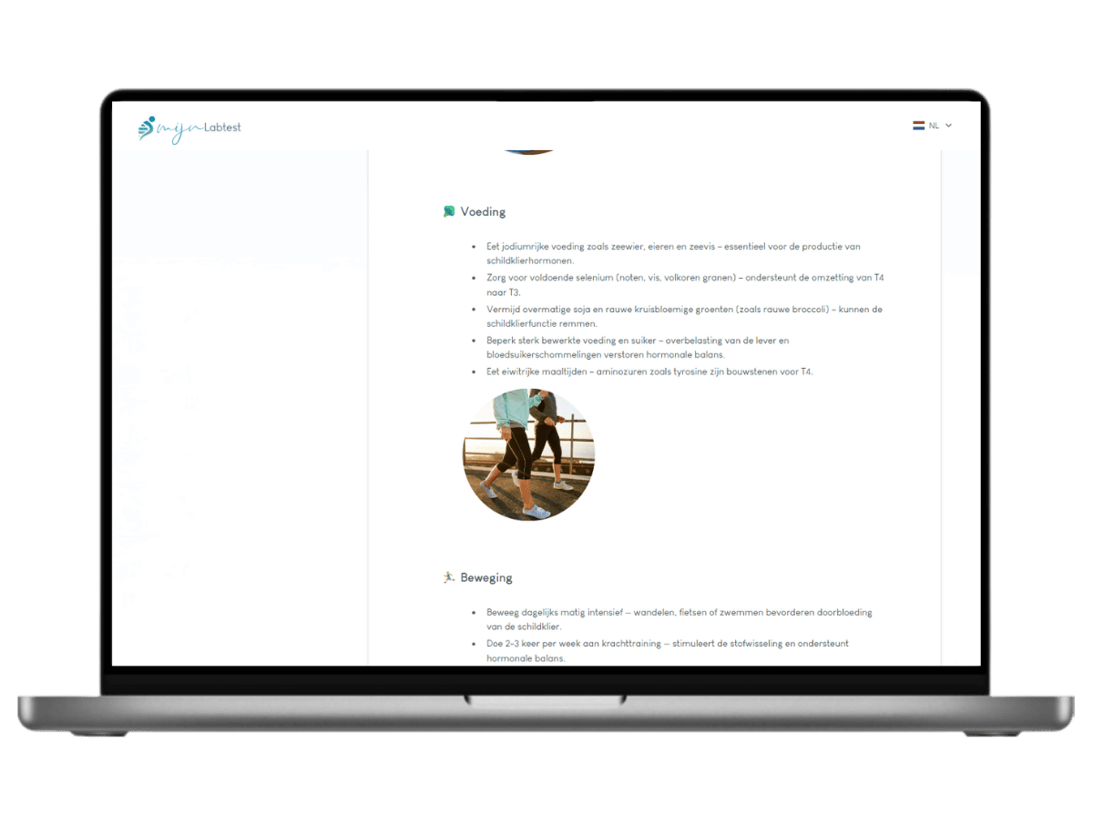 Voedingsadvies voor een verbetering in schildklier waarden. Voedingsadvies voor een verbetering in schildklier waarden.