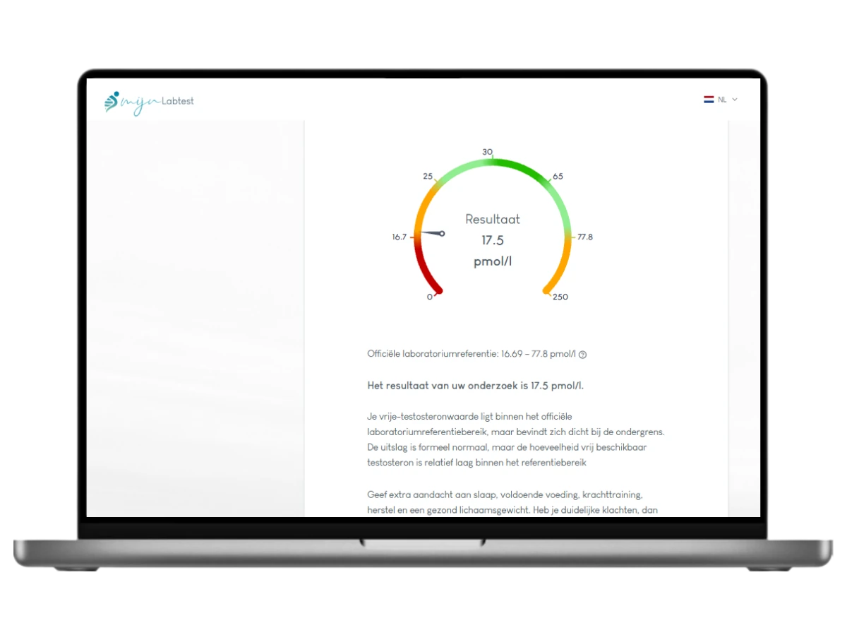 Ontvang een duidelijk overzicht binnen 4 werkdagen. inclusief leefstijl en supplementen advies.