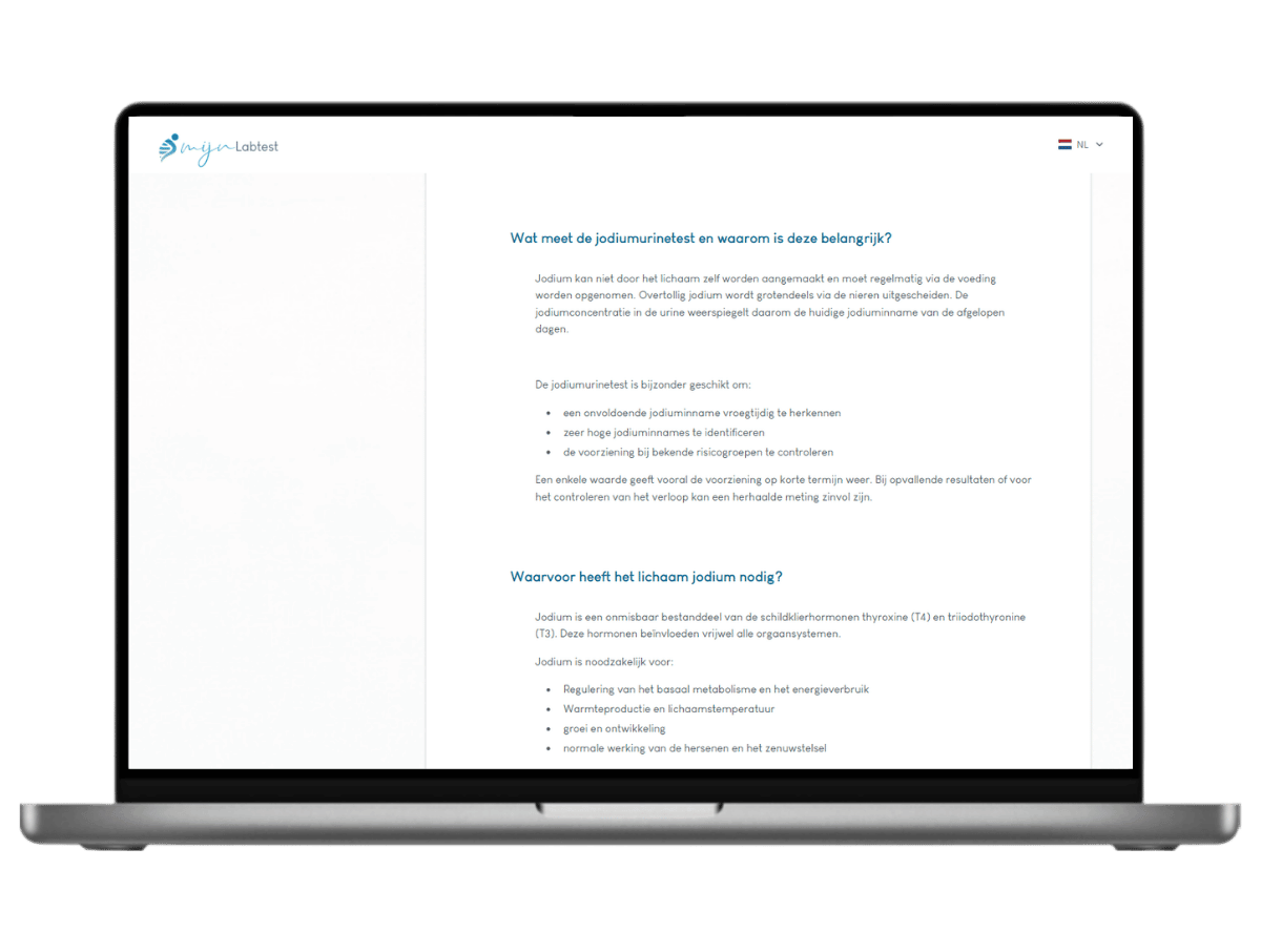 Waarom is jodium belangrijk. dat vind je in her rapport van miijnlabtest Waarom is jodium belangrijk. dat vind je in her rapport van miijnlabtest
