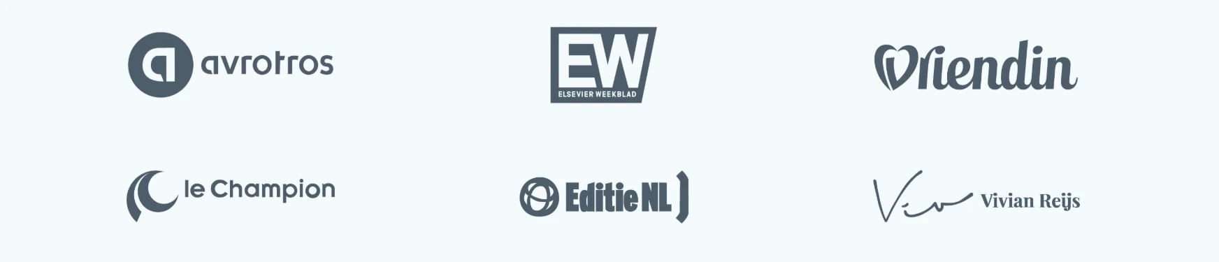 Mijnlabtest in de media: AVROTROS, Elsevier Weekblad, Vriendin, le Champion, Editie NL, Vivian Reijs