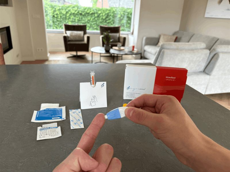 Zelf materiaal afnemen met duidelijke instructies