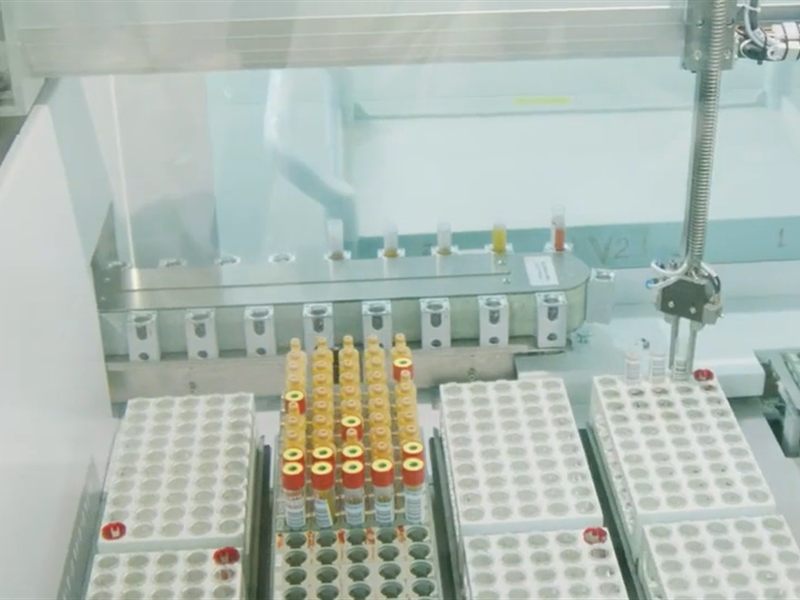 Analyse in een gespecialiseerd laboratorium